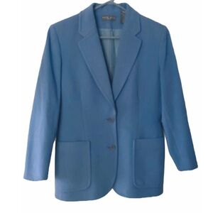 Kate Hill Wool/Cashmere Career Blazer Sz 8P
